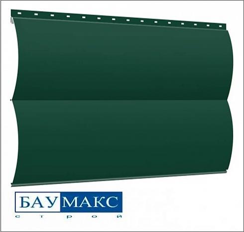 Сайдинг металлический БРЕВНО Зеленый RAL 6005 Полиэстер